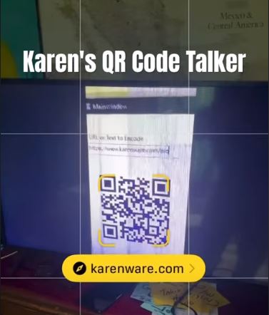 Karen’s QR Code Talker (testing)